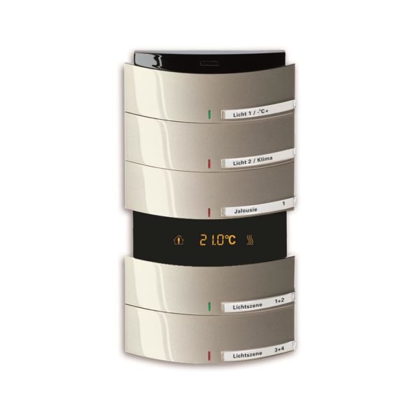 Rumtermostat ABB Busch-triton 6320-0-0066 5-benet Lakeret, mat, champagne