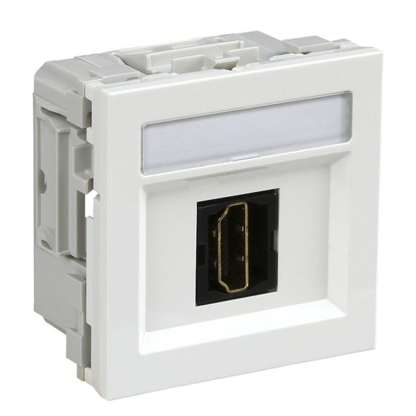 Multimedieuttak Schneider Electric INS64210 HDMI Hvit