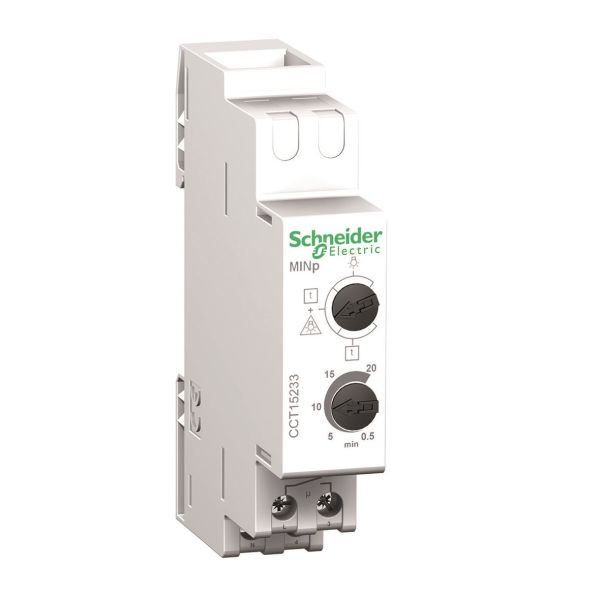 Porrasvaloautomaatti Schneider Electric CCT15233 ennakkovaroituksella valaistuksen poiskytkennästä 