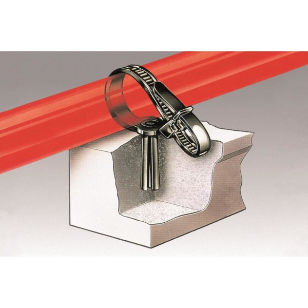 Kabelbindere Hellermann Tyton 126-00020 med stikmontering, pakke med 100 stk 