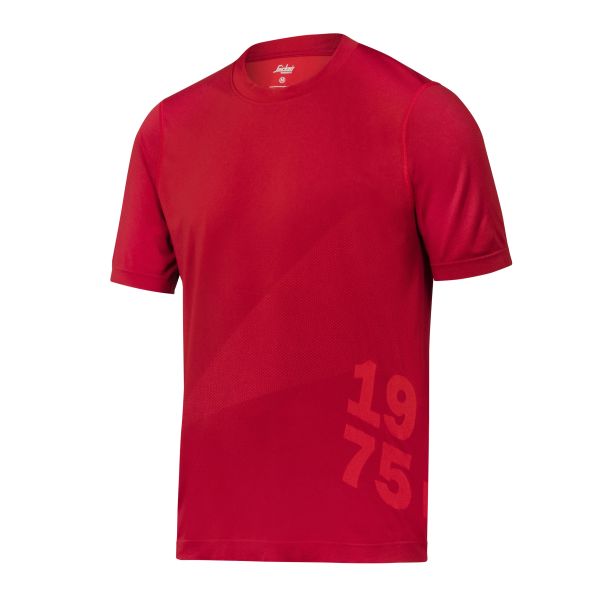T-skjorte Snickers Workwear 2519 FlexiWork rød Rød M