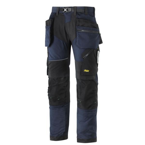 Håndværkerbukser Snickers Workwear 6902 FlexiWork søværn Marine blå C54
