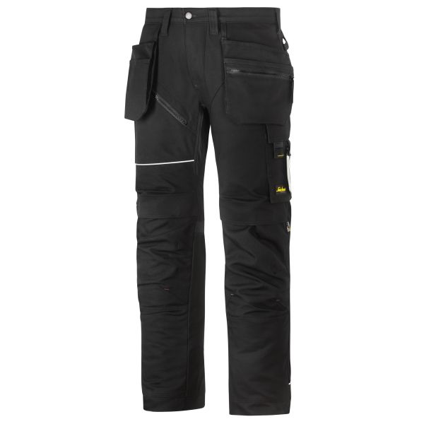 Håndværkerbukser Snickers Workwear 6215 RuffWork  Sort Str. 50