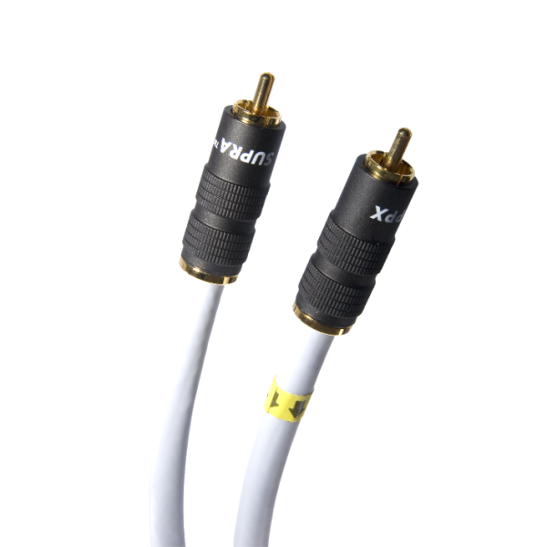 Lydkabler SUPRA 1001900255 2 x han, 1 m 