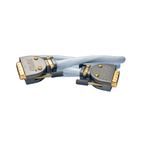 Patchkabel SUPRA 1001101243 2 x DVI, hane/hane 6 m