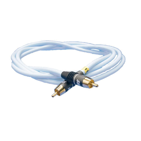 Subwoofer-kabler SUPRA 1001900628 2 x Cinch, mand/mand 4 m