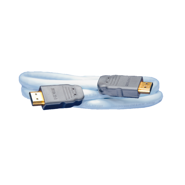 Patchkabel SUPRA 1001100757 2 x HDMI, gjutna kontakter 0,5 m