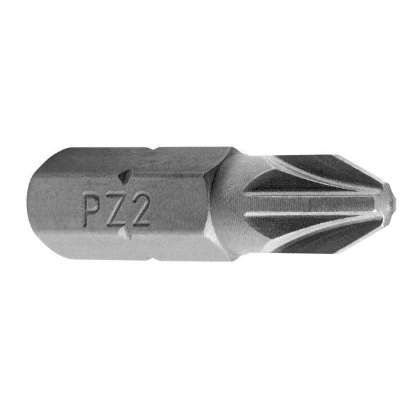 Bits Ironside 201636 pozidriv, 1/4", 25 mm, 10-pakning PZ2