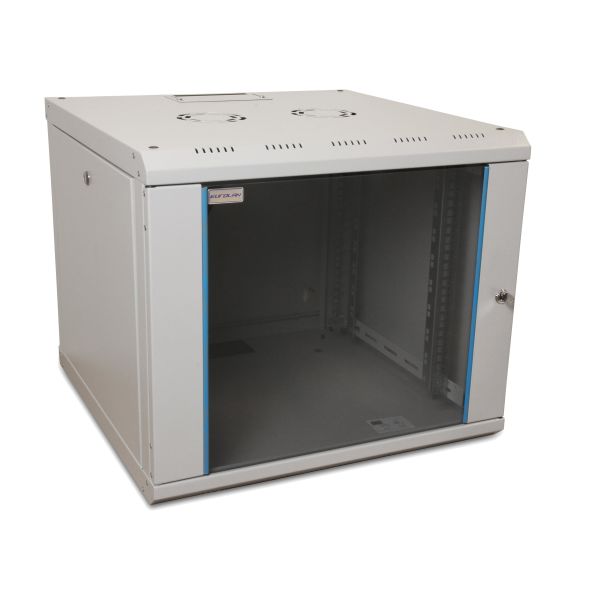 Väggskåp Eurolan 60W-20-65-08GY 600 x 560 mm, glasdörr 