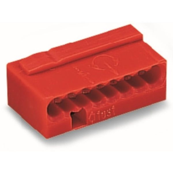 Kiristin Wago 243-808 7 x 10 x 18 mm, 50 kpl/pakkaus Punainen