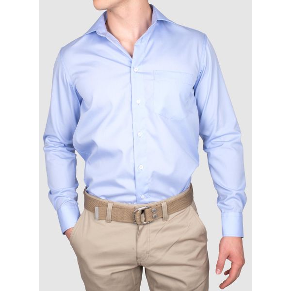 Skjorte Dunderdon SH3 lyseblå XL