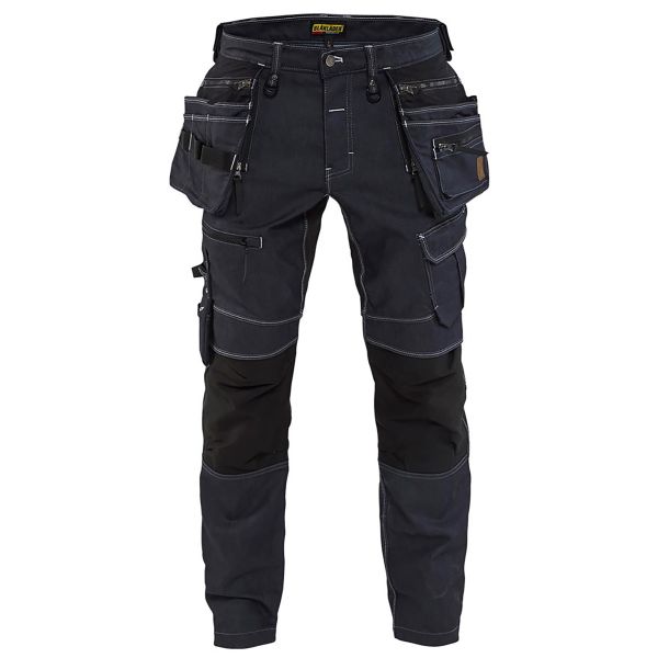 Arbetsbyxa Blåkläder 199011418999C60 stretch, X19, marinblå/svart Stl C60