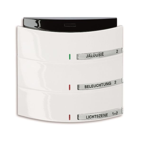Trykknapp ABB Busch-triton 6320-0-0014 IR, 3-polet KNX Ubehandlet, blank, hvit