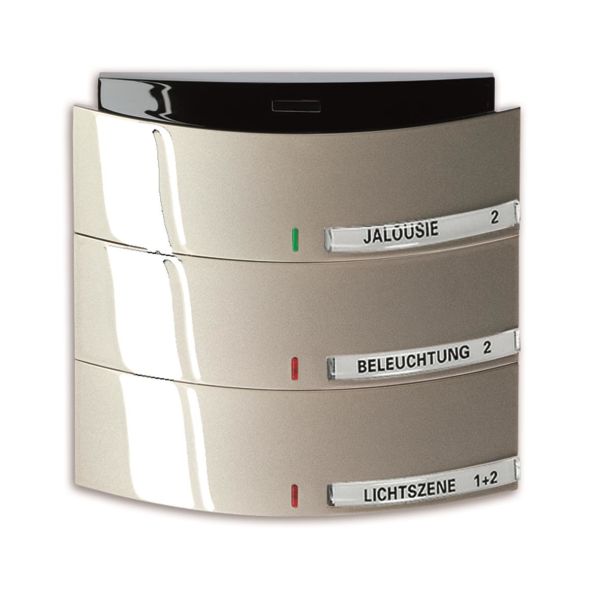 Trykknapp ABB Busch-triton 6320-0-0016 IR, 3-polet KNX Lakkert, matt, champagne