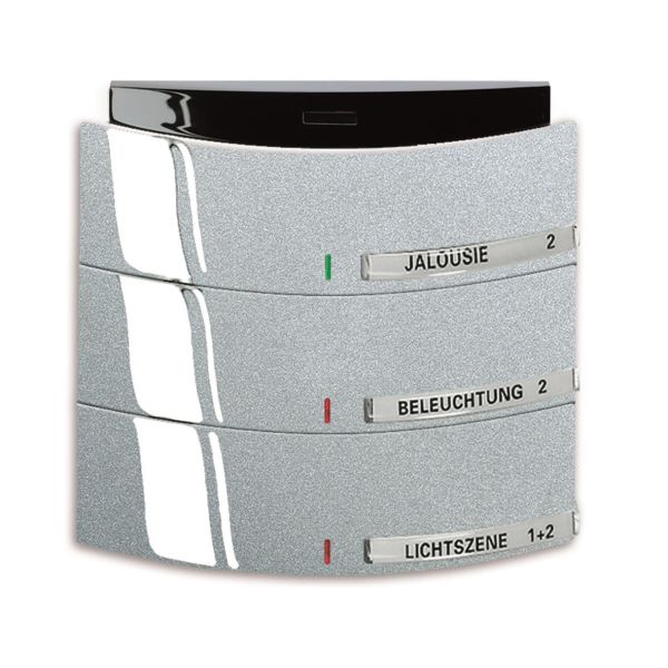 Trykknapp ABB Busch-triton 6320-0-0018 IR, 3-polet KNX Lakkert, matt, aluminium