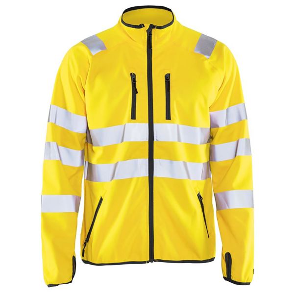 Softshelljakke Blåkläder 490625123300XXXL Høj synlighed gul jakke med høj synlighed Stl XXXL