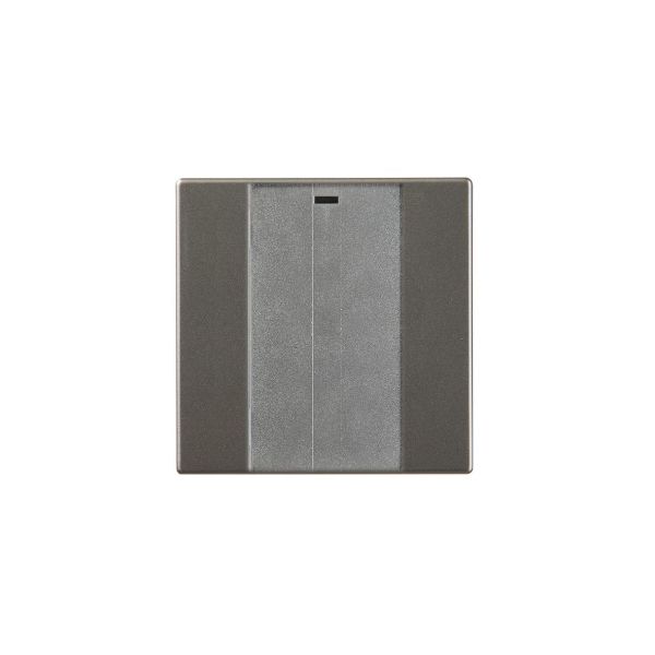 Trykknapp ABB Impressivo 6731-866-500 1-polet, trådløs Stål