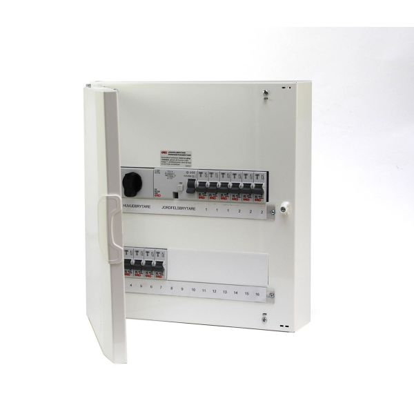 Sentralapparat Garo NUML 28-2 utenpåliggende, IP30 2 x 14 moduler
