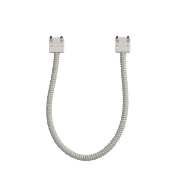 Karmoverføring Alarmtech DL 14-60 W 600 x 14 mm, med 4 skruer Hvid