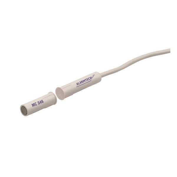 Magnetkontakt Alarmtech MC 346-5 innebygd, hvit 5 m kabel