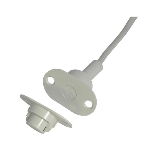 Turvakytkin Alarmtech MC 370-S12 22 mm:n anturi, IP67 Kaapeli 2 m