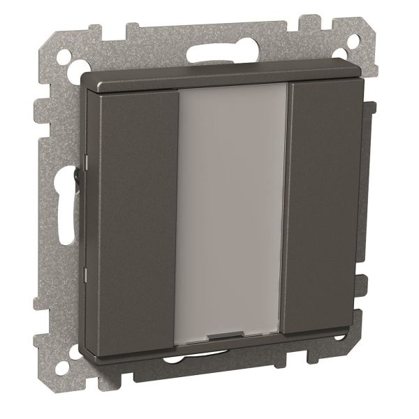 Trykknapp Schneider Electric Exxact KNX 2 kanaler Antrasitt