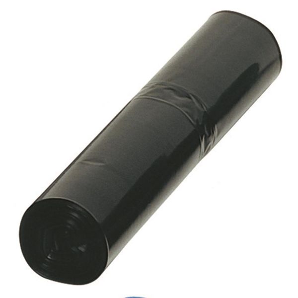 Affaldspose Rullpack 233905X 125 liter, sort 25 stk/rulle, sort