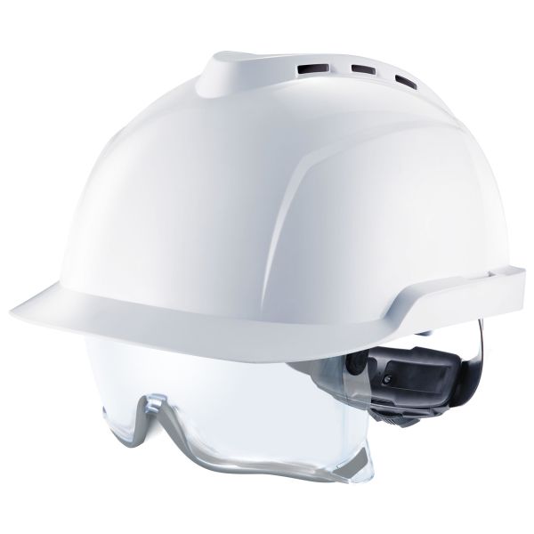 Sikkerhedshjelm MSA V-Gard 930 Hvid Ventileret
