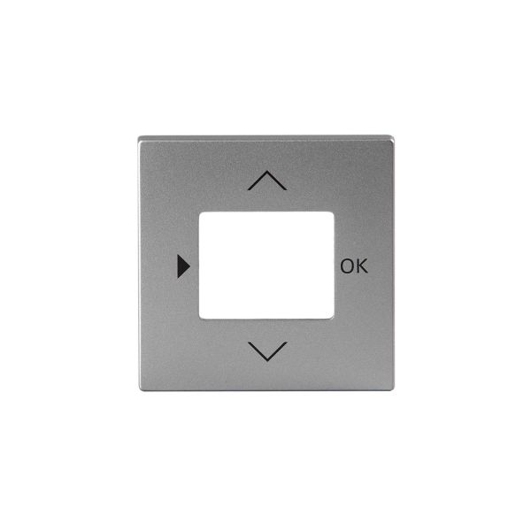 Midtplate ABB Impressivo 6435-83 for timer Aluminium