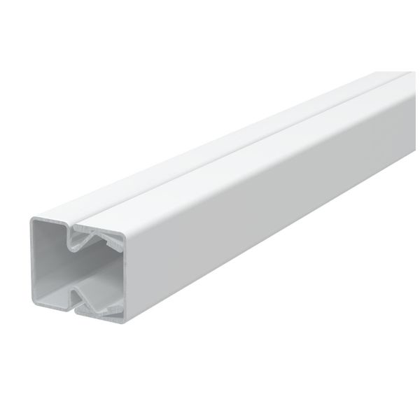 Matekanal Obo Bettermann 6248462 hvit, stål, 2 m 20 x 24 mm