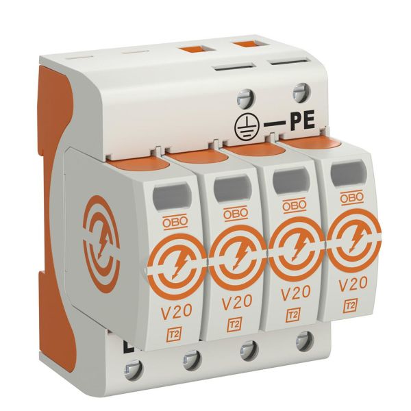Överspänningsskydd Obo Bettermann 5095164 för anläggning utan åskskydd 4 ledare
