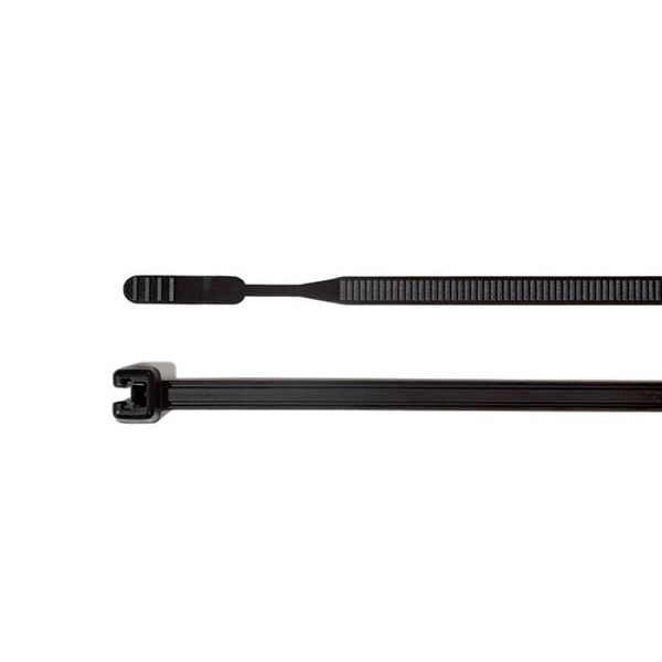 Kabelbindere Hellermann Tyton 109-00078 Sort, pakke med 100 290 x 4,7 mm