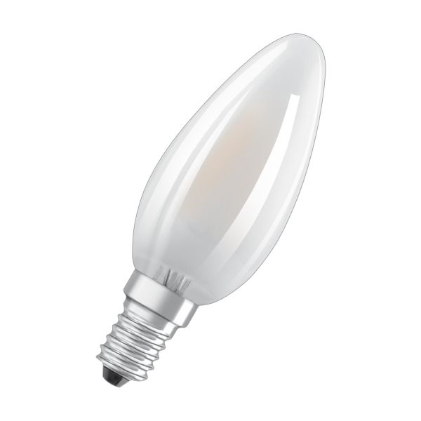 LED-lampa Osram Classic B Retrofit E14-sockel, matt, 4000 K 2,5 W, 250 lm