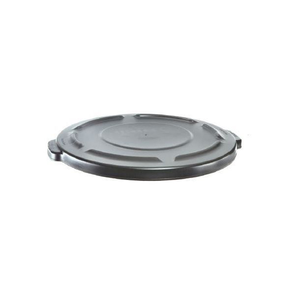 Låg Rubbermaid FG264560GRAY til Brute-tynd, grå Til 166,5 l tønde, Ø622 mm