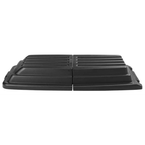 Låg Rubbermaid FG9T2300BLA til tippelads, sort Passer til 800 l