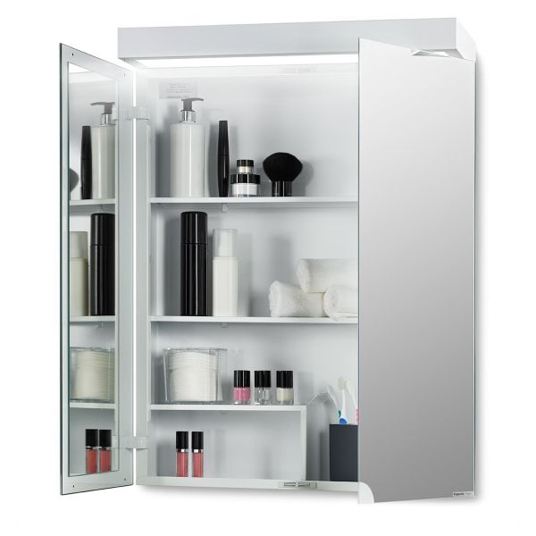 Spegeldörr Gårö Plåtprodukter Dominant 277 x 704 mm, vänster/höger 