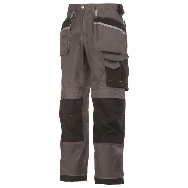 Arbeidsbukse Snickers Workwear 3212 grå/svart Grå/Svart C50