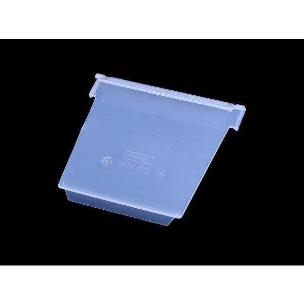 Avdeler PPS 2074400 vinklet, transparent Type 2074: 150x150 mm, 10-pakning