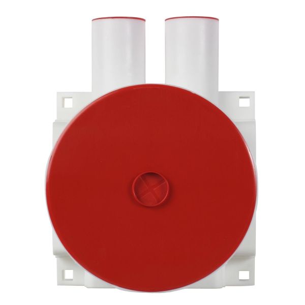 Apparatboks Elko 5230 hvit, 60 mm 2 rørtilkoblinger