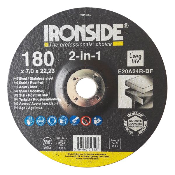 Napalaikka Ironside 201342 F27, 2-in-1 180x7x22 mm