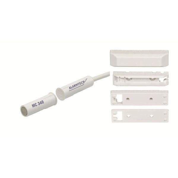Magneettikytkimet Alarmtech MC 340-S3-10 NC-toiminnolla Kaapeli 10 m