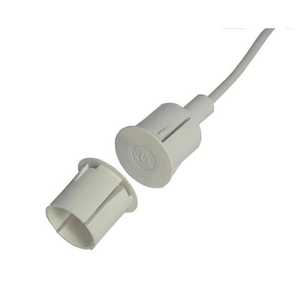 Høj sikkerhedskontakt Alarmtech 5901508431110 23mm sensor, indbygget 2 m kabel