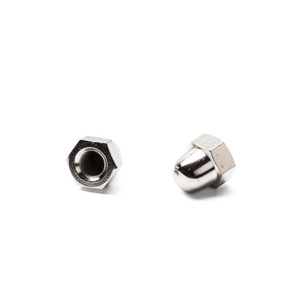 Hattumutteri Arvid Nilsson 28706000 MHM, DIN 1587, nikkelipinnoitettu messinki M6, 100 kpl