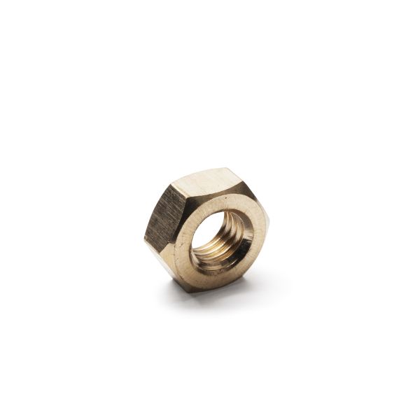 Sexkantsmutter REYHER 009347000020000 mässing, DIN 934 M2-gänga, 1000-pack