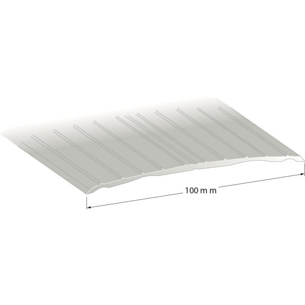 Tröskellist Duri 1110702 strängpressad, silver 100 x 1000 mm, SK16