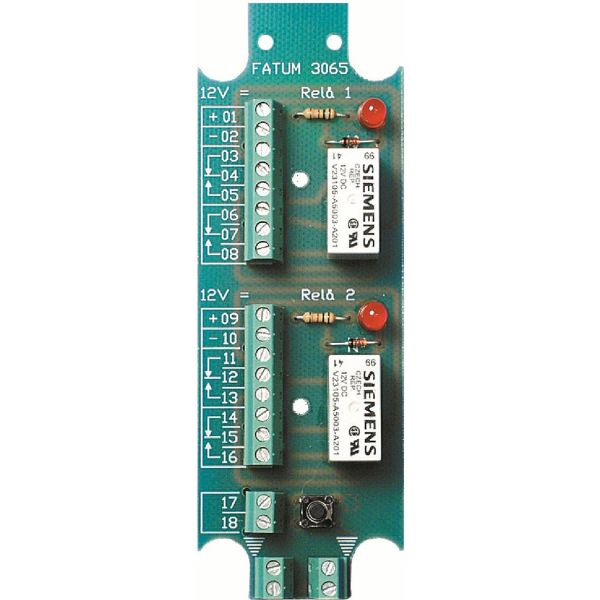Reléklemme Alarmtech 3065.03 2-relé, 12 DC LSA-Plus