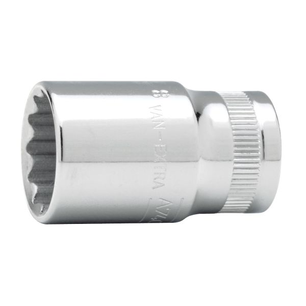 Tolvkanthylsa Bahco A7400DZ-19/32 3/8", tum 19/32"