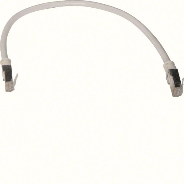 Patch ledning Hager TN713 afskærmet, RJ45, S/FTP 0,5 m