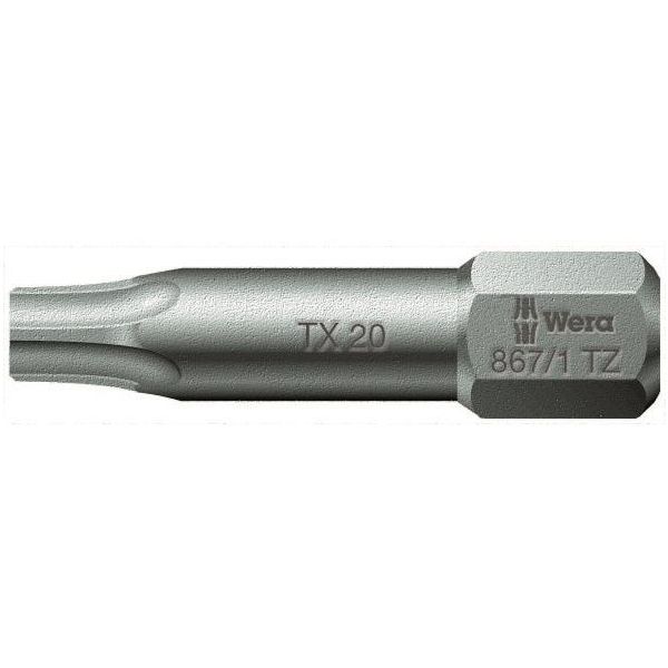 Ruuvikärki Wera 867/1 TZ 25 mm, 1/4" kuusiokiinnitys Koko 6