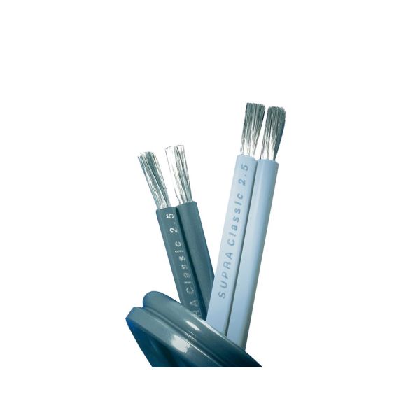 Højttaler SUPRA 2000000402 0,127 mm, anoxiske kobberstrenge 2x1,6, sort, 600 m